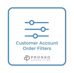 Customer Account Order Filters